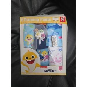 2t brand new baby shark training pants